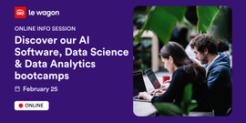 Info Session for Le Wagon Software & Data bootcamps