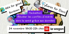 Hackathon : révéler les conflits d'intérêt dans la santé grâce aux données