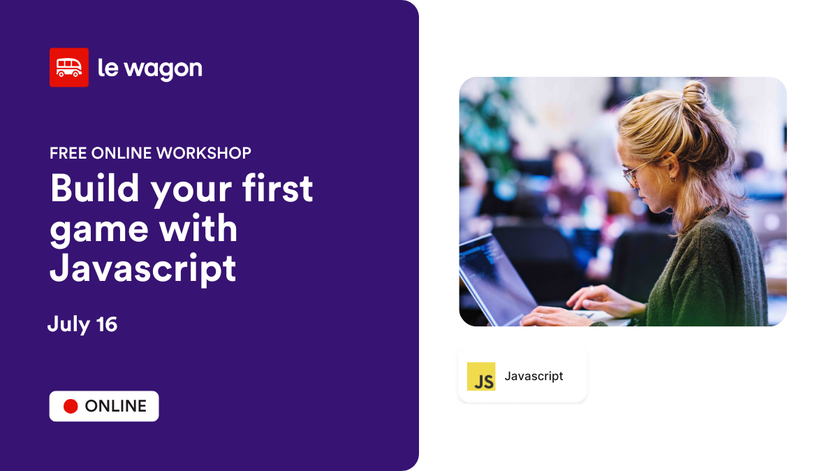 ONLINE ⭐️ Build your first game with Javascript