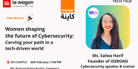 Hello Women - Tech talk with Ms. Salwa Harif - Founder of ISSROAD & Cybersecurity expert/trainer