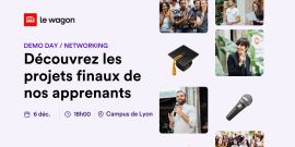 [Demo Day] Découvrez les projets finaux de nos apprenants !