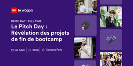 Le Pitch Day - Révélation des projets de fin de bootcamp