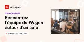 Café sur le campus du Wagon Toulouse 