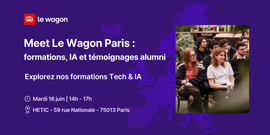 Meet Le Wagon : formations, IA et témoignages alumni
