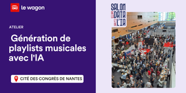 Retrouvez-nous au salon de la Data et de l’IA et participez à un atelier de création de playlists musicales avec l’IA !