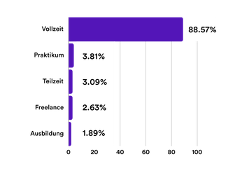 Beschäftigungsarten unserer Alumni