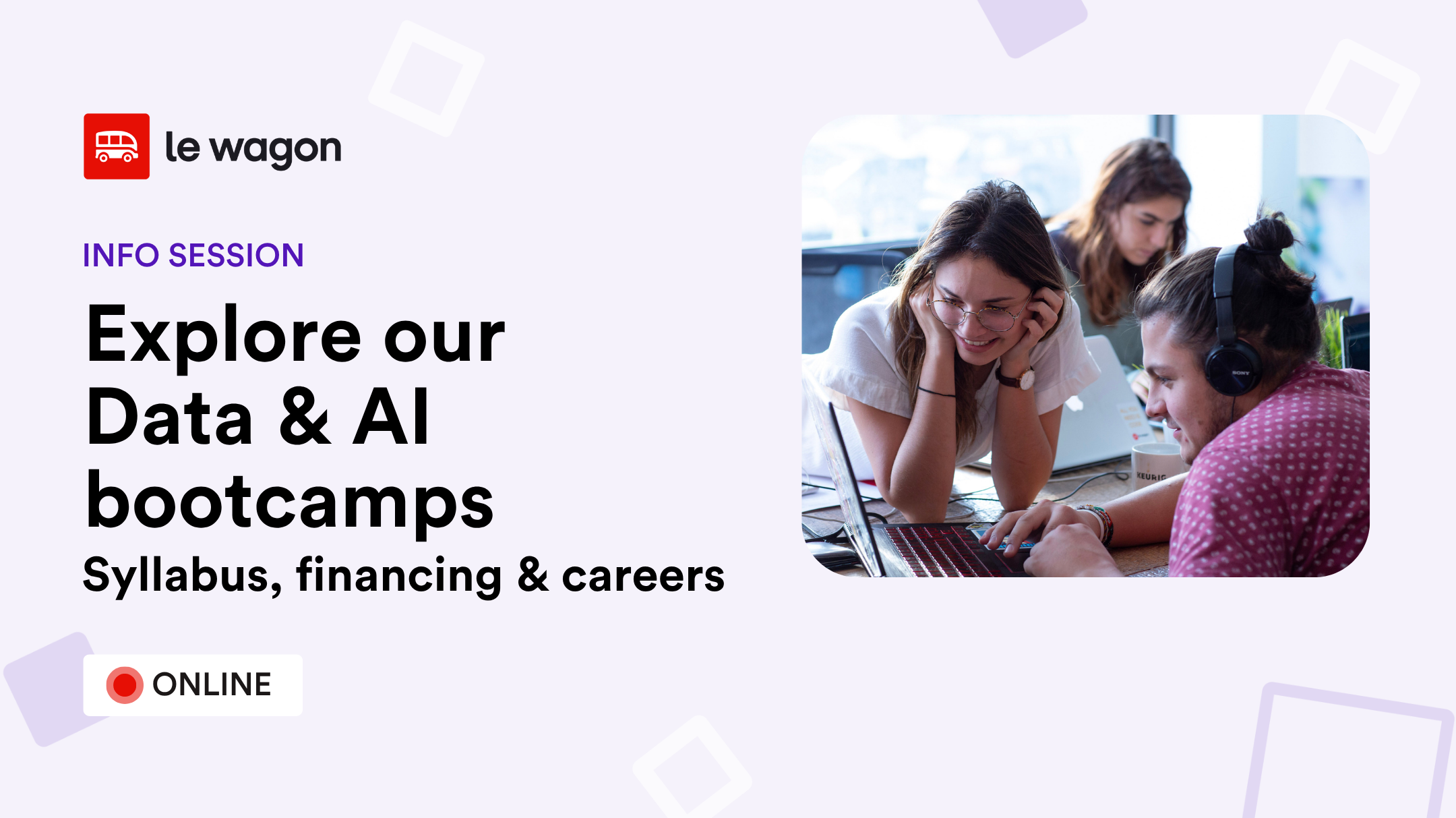 Explore our Data & AI bootcamps: syllabus, financing & careers