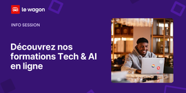 Découvrez nos formations Tech & AI en ligne