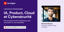 Découvrez nos nouvelles formations : IA, Product, Cloud & Cybersécurité