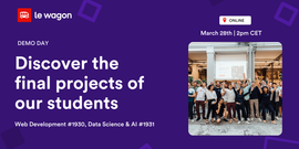 Online Demo Day: Discover the projects of our Web Development and Data Science & AI students