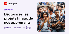 Découvrez les projets finaux de nos apprenants