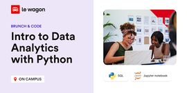 Brunch & Code: Intro to Data Analytics with Python (Summer Edition)
