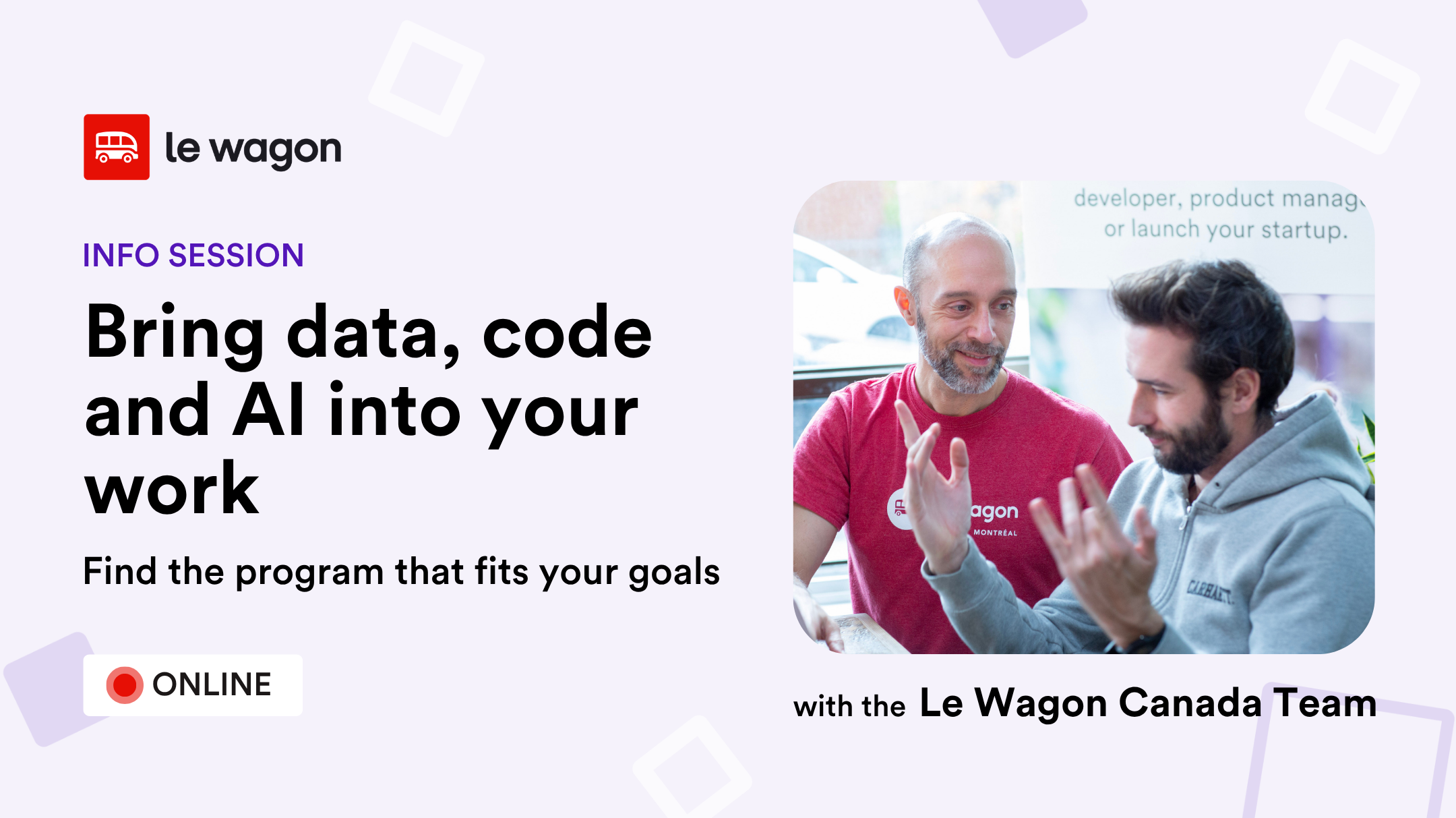 Bring data, code and AI into your work: Find the program that fits your ...