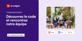 👩‍💻 Atelier Découverte - Initiation au code et Q&A