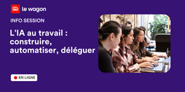 Info Session - L’IA au travail : construire, automatiser, déléguer