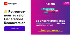 👋 Retrouvez-nous sur le salon Générations Reconversion