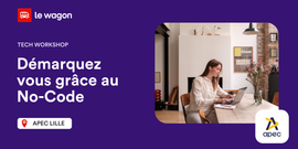 [Workshop] Démarquez-vous grâce au No-Code avec l'APEC