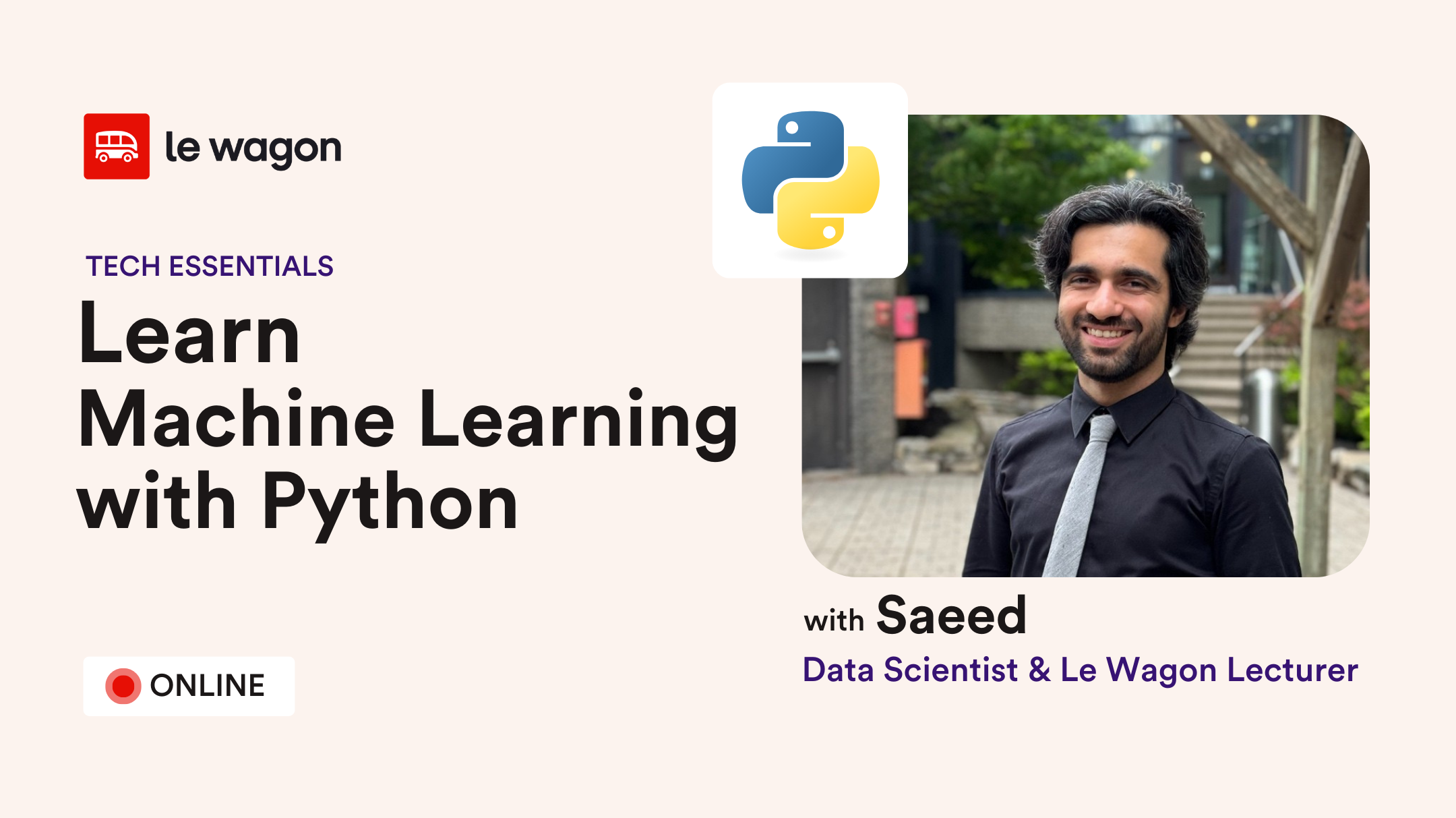 Tech Essentials: Learn Machine Learning with Python