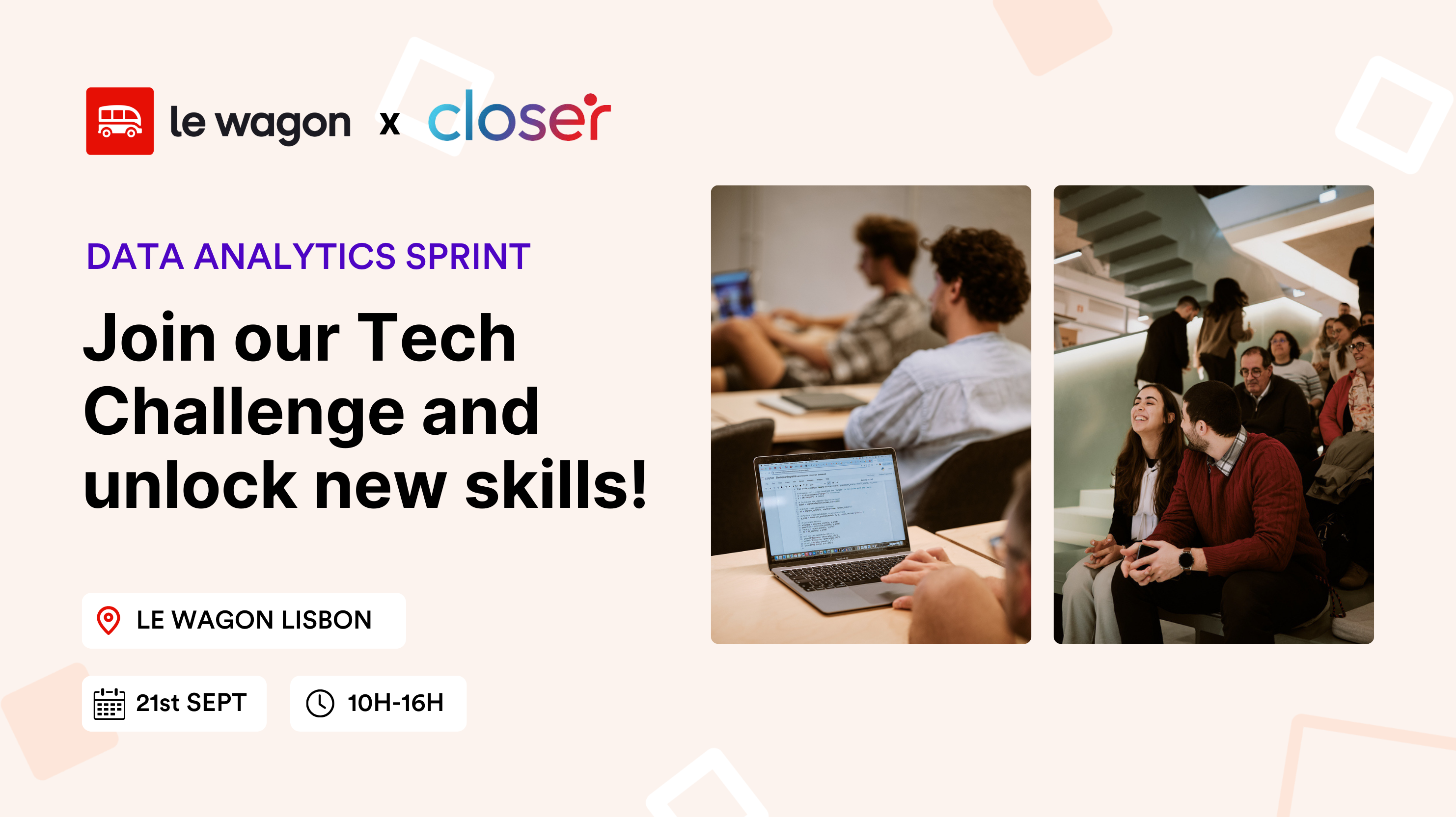 Join our tech challenge and unlock new skills!