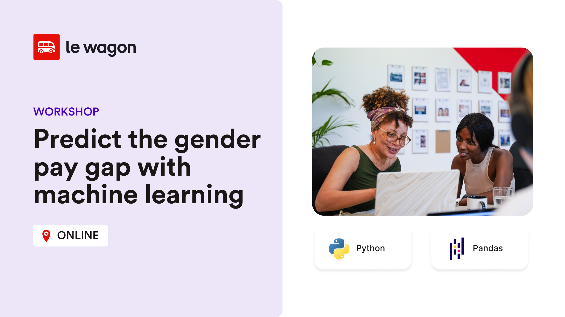 Tech workshop: Predict the gender pay gap with machine learning