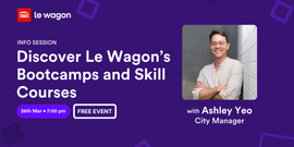 Discover Le Wagon's Bootcamps and Skill Courses