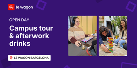 Open day: campus tour & afterwork sangrías