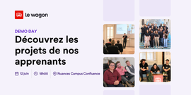 Demo Day : Découvrez les projets de nos apprenants