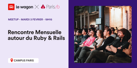 Rencontre Mensuelle autour du Ruby & Rails