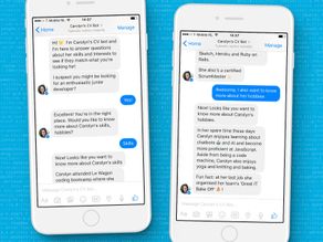 Carolyn aced her job interview with a CV chatbot