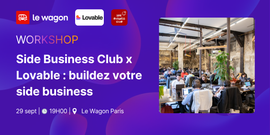 Side Business Club x Lovable : Buildez votre side business