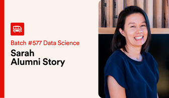  História de Alumni | Sarah | Da Neurociência até Data Science