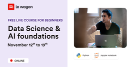 ONLINE COURSE - Data Science & AI foundations for beginners 🚀