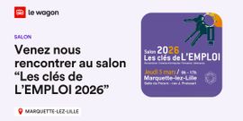 Retrouvez l'équipe du Wagon Lille au salon "Les clés de L'EMPLOI 2026"