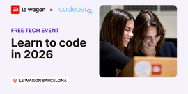 Learn to code in 2026: Le Wagon x codebar