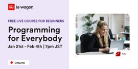 ONLINE ⭐️ Programming for Everybody - Free 3-week course for beginners