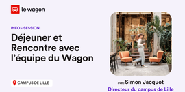 Déjeuner et rencontre avec l'équipe du Wagon Lille