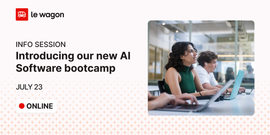 ONLINE 🌟 Introducing our new AI Software bootcamp!
