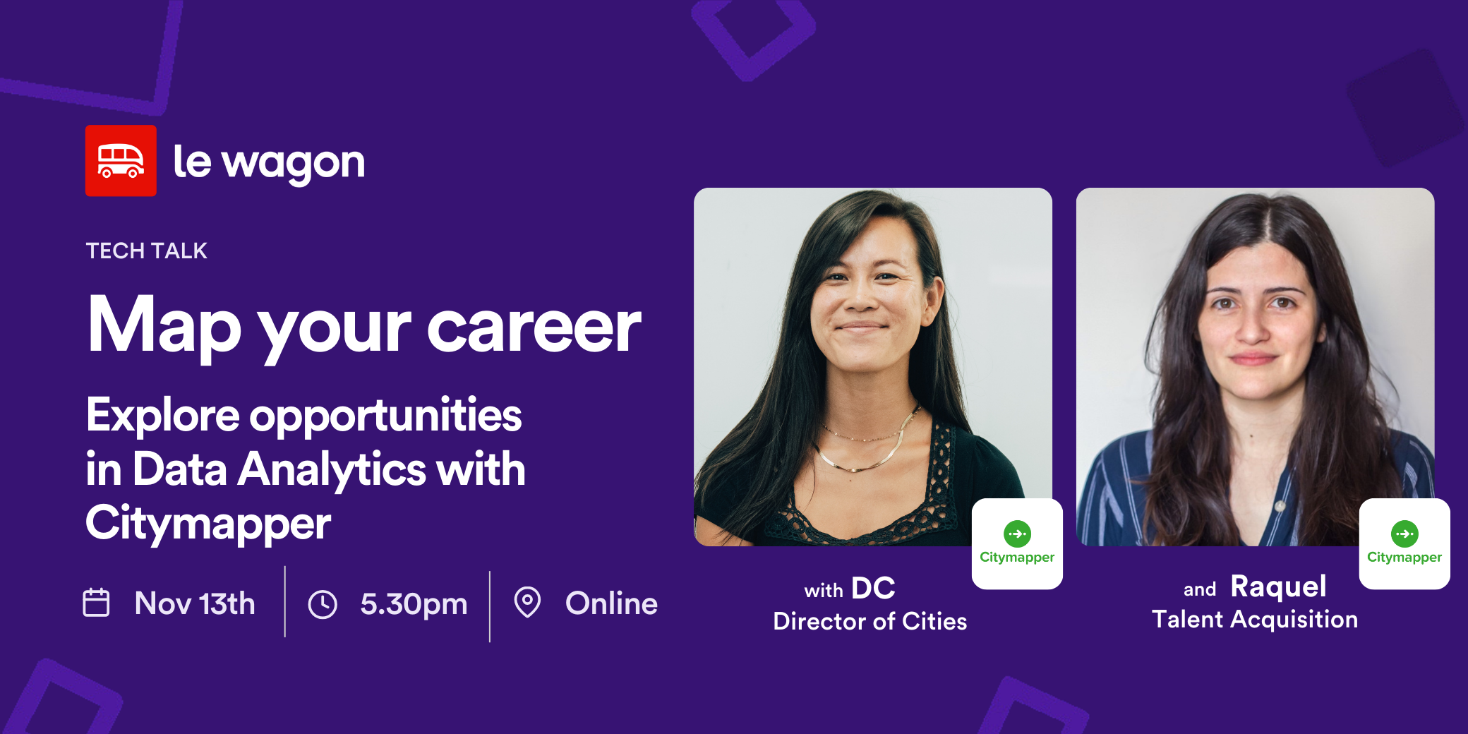 Map your career: Explore opportunities in Data Analytics with Citymapper