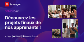 Demo Day : Nos apprenants vous dévoilent leurs projets !