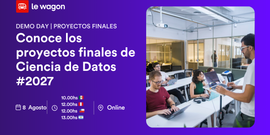 Demo Day: proyectos finales de Data Science & IA