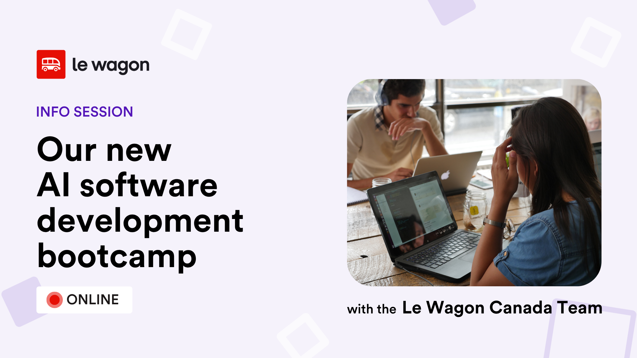 Our new AI Software Development bootcamp in North America