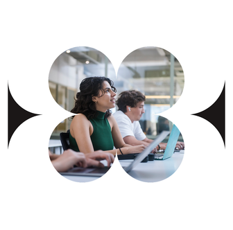 Woman learning web development