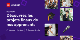 Demo Day : Découvrez les projets finaux des apprenants Web & Data du Wagon Lille