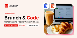 (RJ) Brunch and Code: Construa sua primeira Página Web em 2 horas!