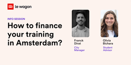 Info Session: How to finance your training in Amsterdam?