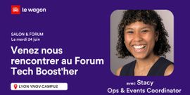 Venez nous rencontrer au Forum Tech Boost'her