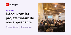 Découvrez les projets finaux de nos apprenants !