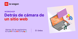 [LW Sprint Series] Detrás de cámara de un sitio web