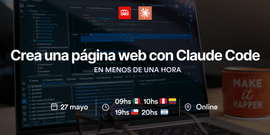 Crea una página web con Claude en menos de una hora