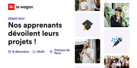 Demo Day : Nos apprenants dévoilent leurs projets !